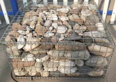 China Eisen-Draht 2 x 1 x 1 M Welded Gabion Mesh Retaining Wall 4mm Znal zu verkaufen