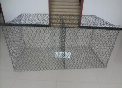 China 2x1x1m Hexuitdraai laste Gegalvaniseerde Gabion-Doos Al Coated 2.2mm Banddraad Te koop