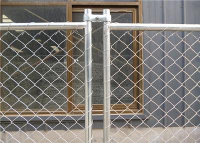 China Galvanisierter Metallbau-Zaun Panels Chain Link 75x75mm 6x12ft zu verkaufen