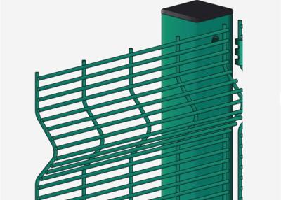 China HBGB V dobrou corte do OEM de Mesh Fence da anti escalada da parte superior RAL 2.2m o anti à venda