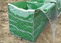 China Hexagonal Metal Gabion Mesh Basket 1.0x1.0x0.5m PVC Coated for sale