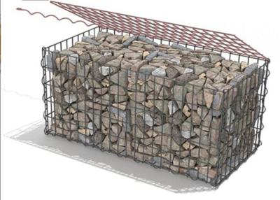 China 3m x 1m x 1m geschweißter Schutz Gabion Mesh Galvanized For River Bank zu verkaufen