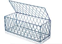 China 4mm Pvc Coated Gabion  80mm X 100mm Opening for sale