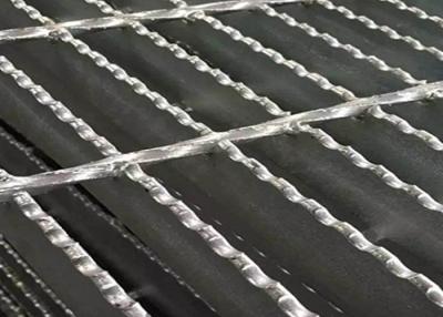 China Rain Water Drain Grill Galvanized Serrated Bar Grating Hot Dipped Steel for sale