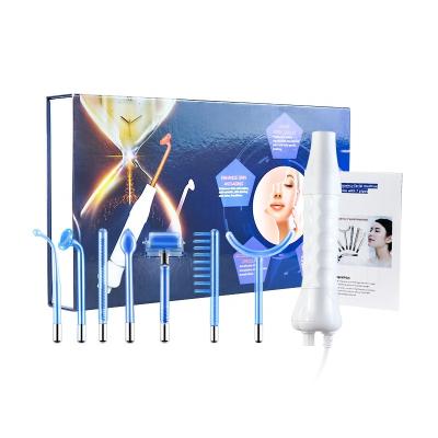 China Hot Selling High Frequency Handheld Face Lift Acne Skin Therapy Machine Skin Therapy Magic Wand Treatment Facial Lift for sale