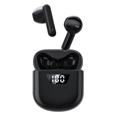 China Wholesale Custom Viable Ear LED Bluetooth V5.3 TWS True Wireless Stereo Earbuds Horizon Tl20 Half Earbuds Custom Made Black for sale