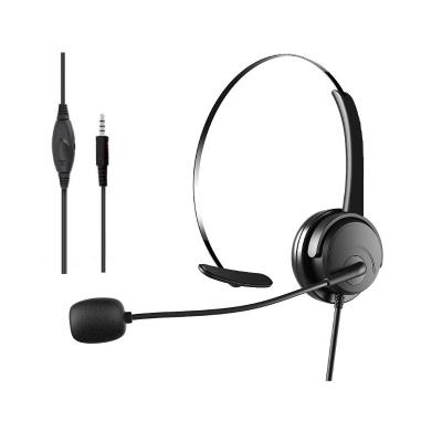 China 2022 New Headband Work Office Call Center Noise Reduction Microphone Earphones Indoor Headset for sale