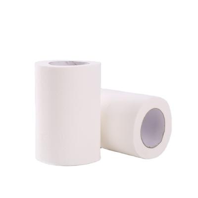 China Virgin wood pulp hotel rooms dedicated hollow roll paper native wood pulp roll paper is compact and portable for sale