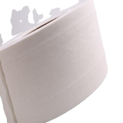 China Affordable Hotel QISEN 4 Ply Eco Friendly Unbleached Raw Pulp Jumbo Roll Cloth One Longer By The Toilet for sale