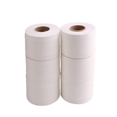 China Hotel QISEN Commercial Natural Primary Wood Pulp 4 Ply Organic Quality Color Jumbo Roll Cloth Natural Hotel for sale