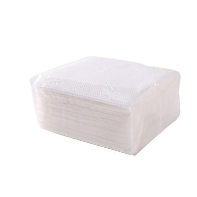 China QiSen Wrapped Sheets Paper Napkin Affordable Three-Tier Square Pull Out Paper Napkin For Restaurant Hotel for sale