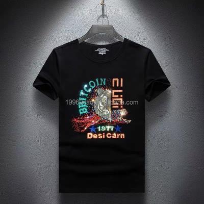 China 2022 New Quality Wholesale T-shirt Other Top Casual Loose Men's T-shirt Large for sale