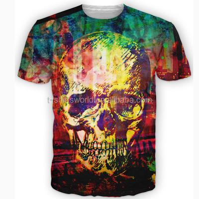 China Anti-pilling anti-pilling Intertek audited garment factory custom men's printing T-shirt all over for sale