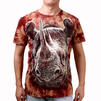 China Wholesale Animal Digital Printed 3D T-shirt Comfortable Anti-Pilling Latest Style Custom for sale