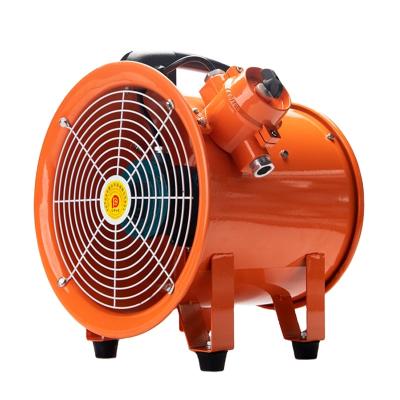 China New lower noise portable ventilation axial fan with flexible air duct explosion-proof axial fan for sale