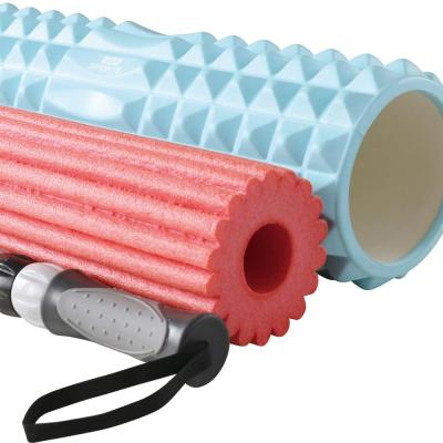 China Fit Body 3 in 1 China Heated High Quality Exercise Yoga Foam Roller, Gym Exercise Yoga Muscle Foam Roller Fitness Foam Roller for sale