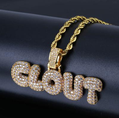 China Hiphop Hiphop Diamond Rag Necklaces for sale