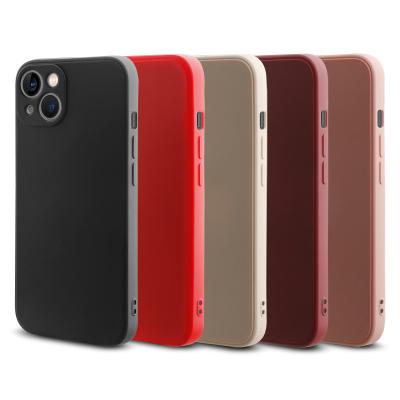 China Shockproof CaseBuddy in Luxury Shockproof Soft Microfiber Running TPU Imitated Silicone Case for Phone 14 I 13 12 11 Pro Max for sale