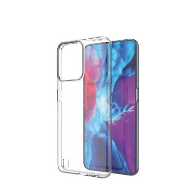 China CaseBuddy Shockproof Customized Clear Logo Mobile Phone Accessories Transparent Tpu Phone Back Cover For Oppo Realme C31 for sale