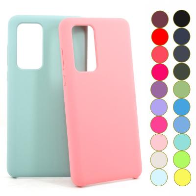 China CaseBuddy Colorful Shockproof Shockproof Silicone Phone Solid Phone Case Cover For HUAWEI P40 PRO for sale