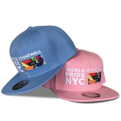 China Pink Plain Embroidery 3d Brim Patch Brand Logo Gorras Baseball Sport Snapback Blue Hats Custom Made Flat Wholesale COMMON White for sale