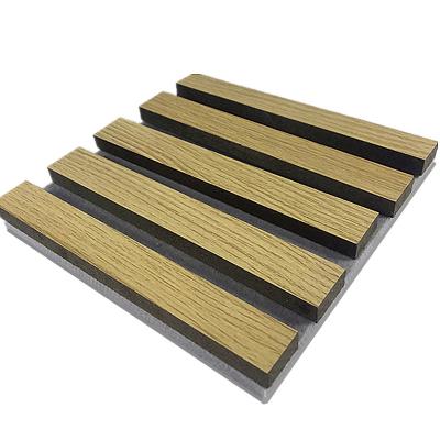 China Contemporary High Quality China Manufacture Home Cinema Wooden Acoustic Flut Panels for sale