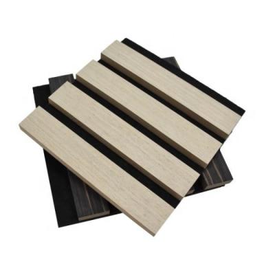 China Contemporary Beautiful design  Acoustic Fabric Panel Meeting Room Soundproofed Wood Wall Covering Timber Timber Acoustic Panel For Cinema for sale