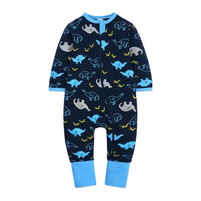 China Wholesale Lovely Newborn Baby Clothes Cotton Sleepsuit Baby Long Sleeve Rompers for sale