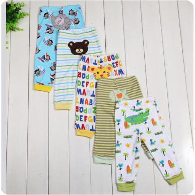 China Baby Rompers 2021 Wholesale Autumn 100% Organic Cotton Spring 5-Pack Footless Baby Infant Pants For Boys And Girls for sale