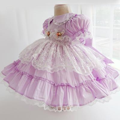 China Anti-wrinkle Spanish Royal Court Princess Lolita Lace Dress Children's Costume Girls' Skirts Dropshipping for sale