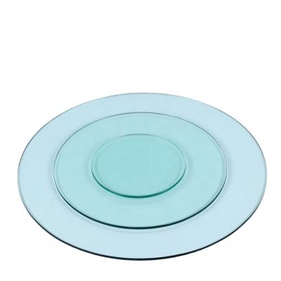 China Customized Modern Factory Shape 3mm -12mm Round Tempered Glass Table Top Round Glass for sale