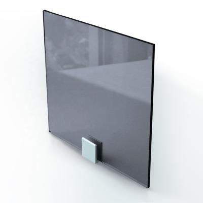 China Factory Modern Euro Gray Tinted Tempered Toughened Glass High Quality Custom Made for sale