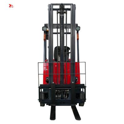 China Four Wheel Solid Tyre Electric Fork Truck With DC Motor For Sale à venda