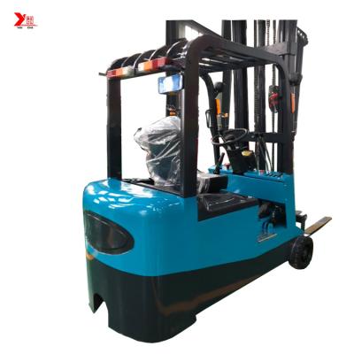 China 3 Stage Mast Counterbalance Electric Forklift With Side Shift zu verkaufen