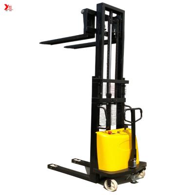 China Cost Efficient Hand Operated Stacker Manual Stacking Forklift With High Quality for sale