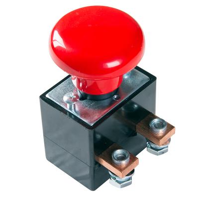 China Round Emergency Stop Push Lift Truck Parts Botton Switch For Electric Stacker à venda