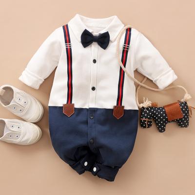 China 100% cotton baby clothes newborn baby clothes spring and autumn infants and toddlers long-sleeved rompers for sale