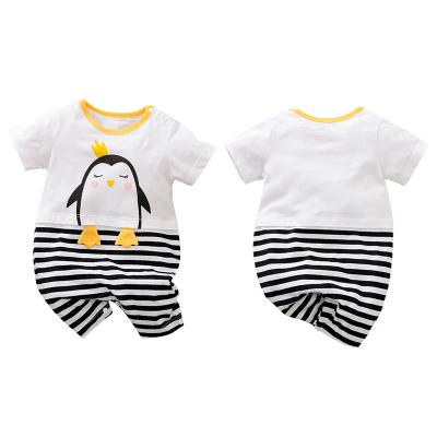 China Cartoon baby clothes summer short sleeve cartoon penguin cute spot sweater support OEM and ODM wholesale for sale