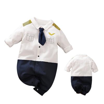 China Wholesale Hot Sale Baby Gentleman Overalls Cotton Long Sleeve Birthday Boys Handsome Gentleman Uniforms for sale