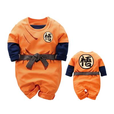 China Wholesale Hot Selling Breathable Anime Orange Personality Baby Rompers Cotton Male Cosplay for sale