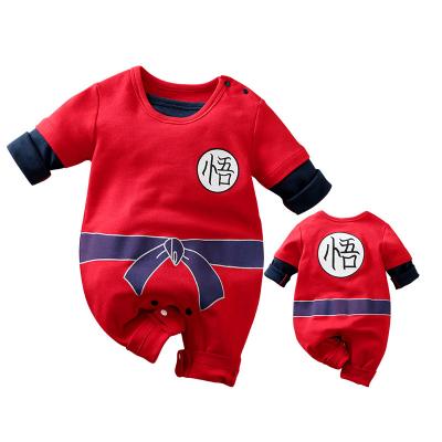 China Wholesale Hot Selling Anime Red Cosplay Personality Baby Rompers Cotton Clothing Custom for sale