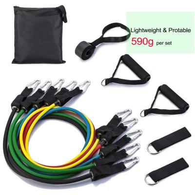 China High Quality Wholesale Home Multifunctional Yoga Exercise 150lb Fitness Resistance Bands Set for sale