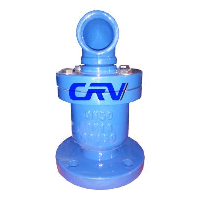 China Hot Sale DN100 DN250 Sewage 4 Inch DN100 Cast Steel Single Ball Piped-Away Air Release Valve DN50-DN350 for sale