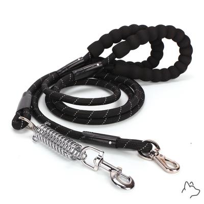 China Personalized Comfortable Padded Dog Leash Handle And Highly Reflective Wire Dog Leashes for sale