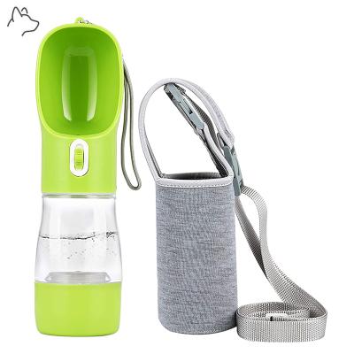 China Making Sustainable Walking Outdoor Travel 258ml Plastic Portable Dogs Water Bottle for sale