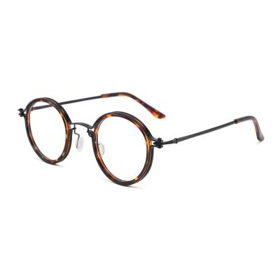 China For Woman 2021 New Fashion Anti Round Frame Reading Glasses Blue Light Glasses for sale