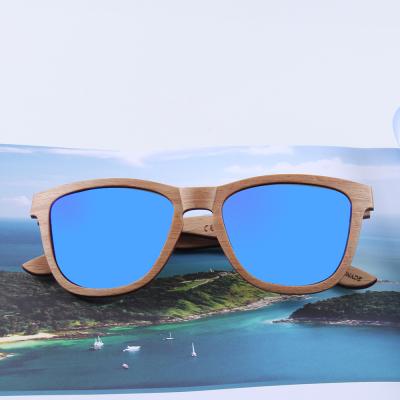 China Wholesale Wooden Leg Men And Women Big Square Wooden Frame Sunglasses Retro Fashion Sunglasses New for sale