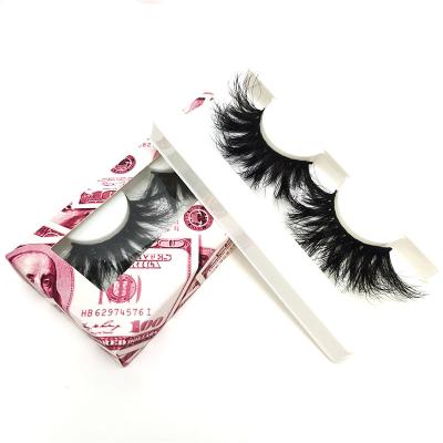 China Thick eyelash wholesaler most popular 25mm handmade 3d mink eyelashes for sale