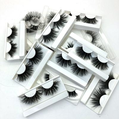 China Wholesale Thick Strip Full Mink Lashes Mink Lashes Sellers 3d 25mm Dramatic Mink Eyelash for sale