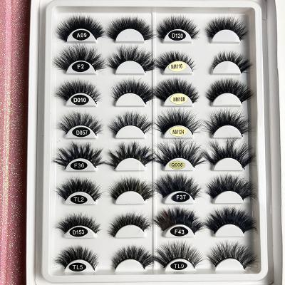 China Wholesale Custom Packing Eyelashes Criss Cross Own 100% Real Brand Mink Lashes 3D Mink Eyelashes Private Label for sale